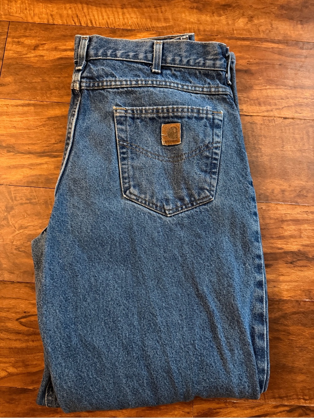 Carhartt Vintage 90’s Loose Fit Jeans 36x34 Distressed Fade Men
